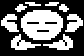Flowey face mimicking protagonist