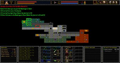 The Search for the Mandragora Map Objective