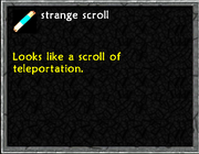 Strange scroll