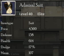 Admiral Suit