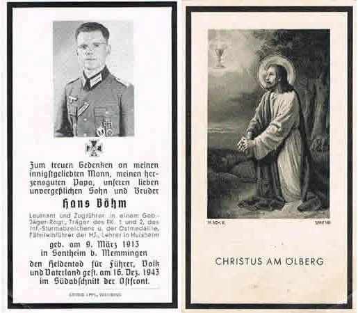 Hans (Johann) Böhm Guerra Mundial 19141945 FANDOM powered by Wikia