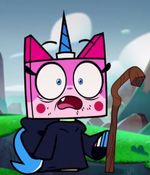 Unikitty beardless traveler