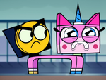 Unikitty attached frown
