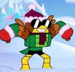 Snow day hawkodile