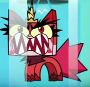 Separate angry kitty