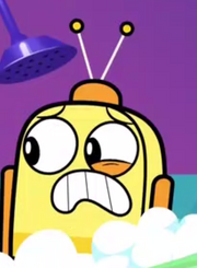 Yellow robot citizen