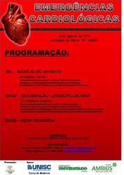 Programação do Curso de Emergências Cardiológicas