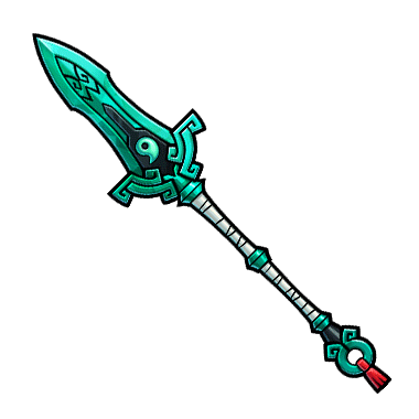 Gear Blue Bronze Lance Render Gear Blue Bronze Lance Render