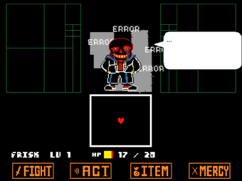 Error Sans Unitale Wikia Fandom