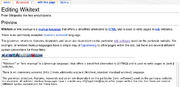 Wikitext-wiki markup-wikipedia