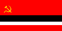 Ossetian Soviet Republic (OSR) flag 1783-1909