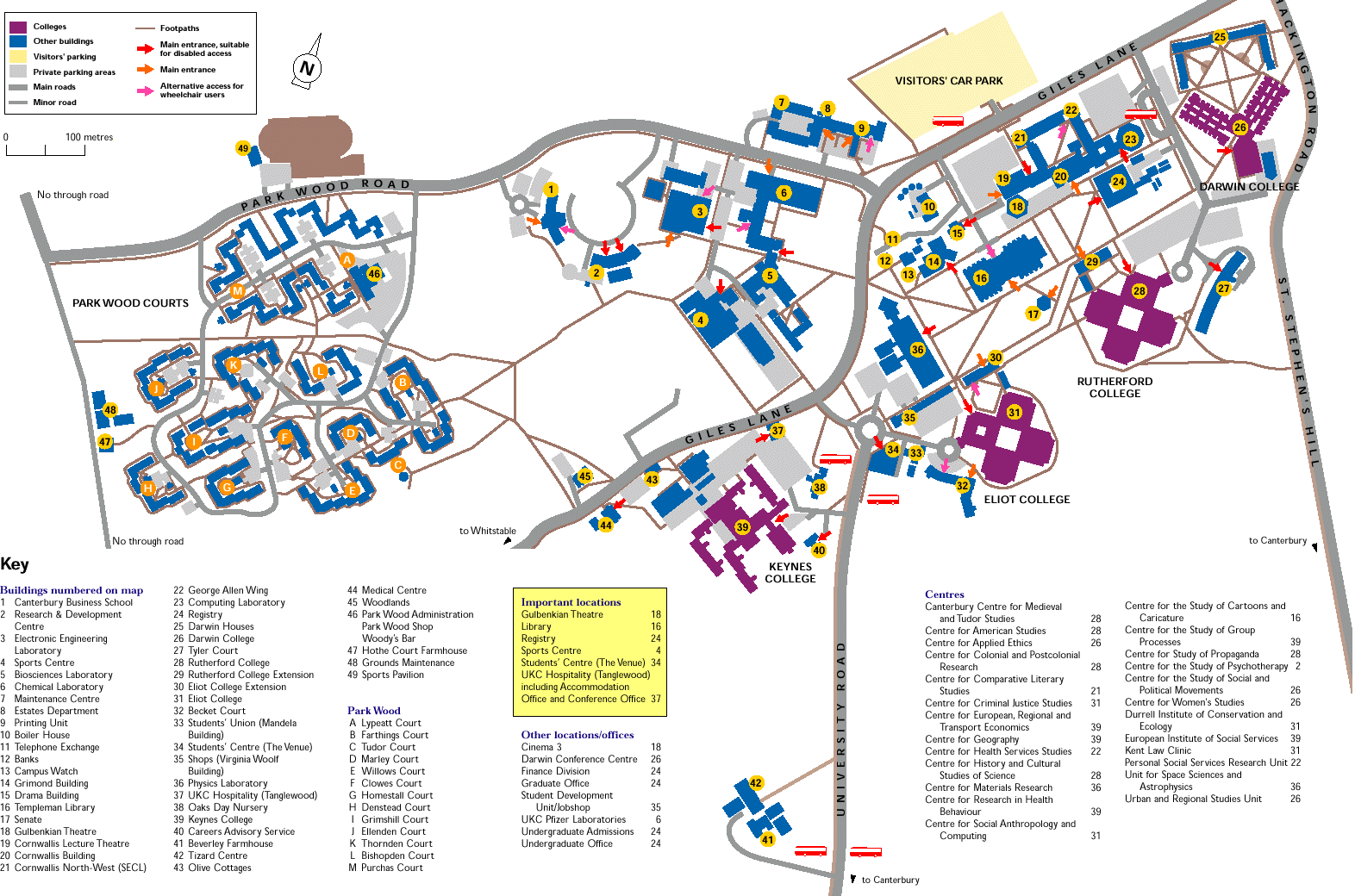 List of campus facilities | University of Kent at Canterbury Wiki | Fandom