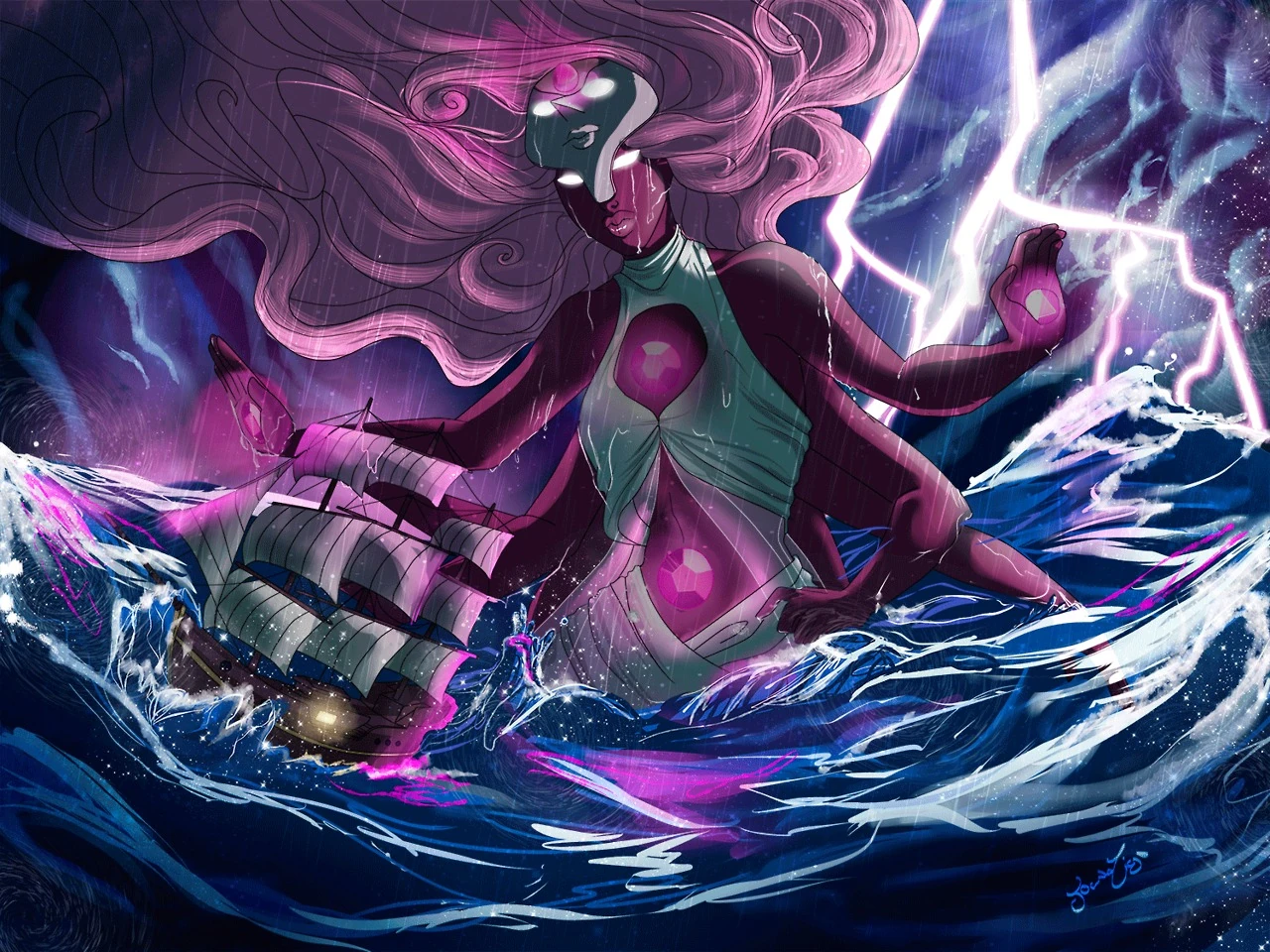 Imagen Fusion total crystals gems.jpg Steven Universe Wiki FANDOM