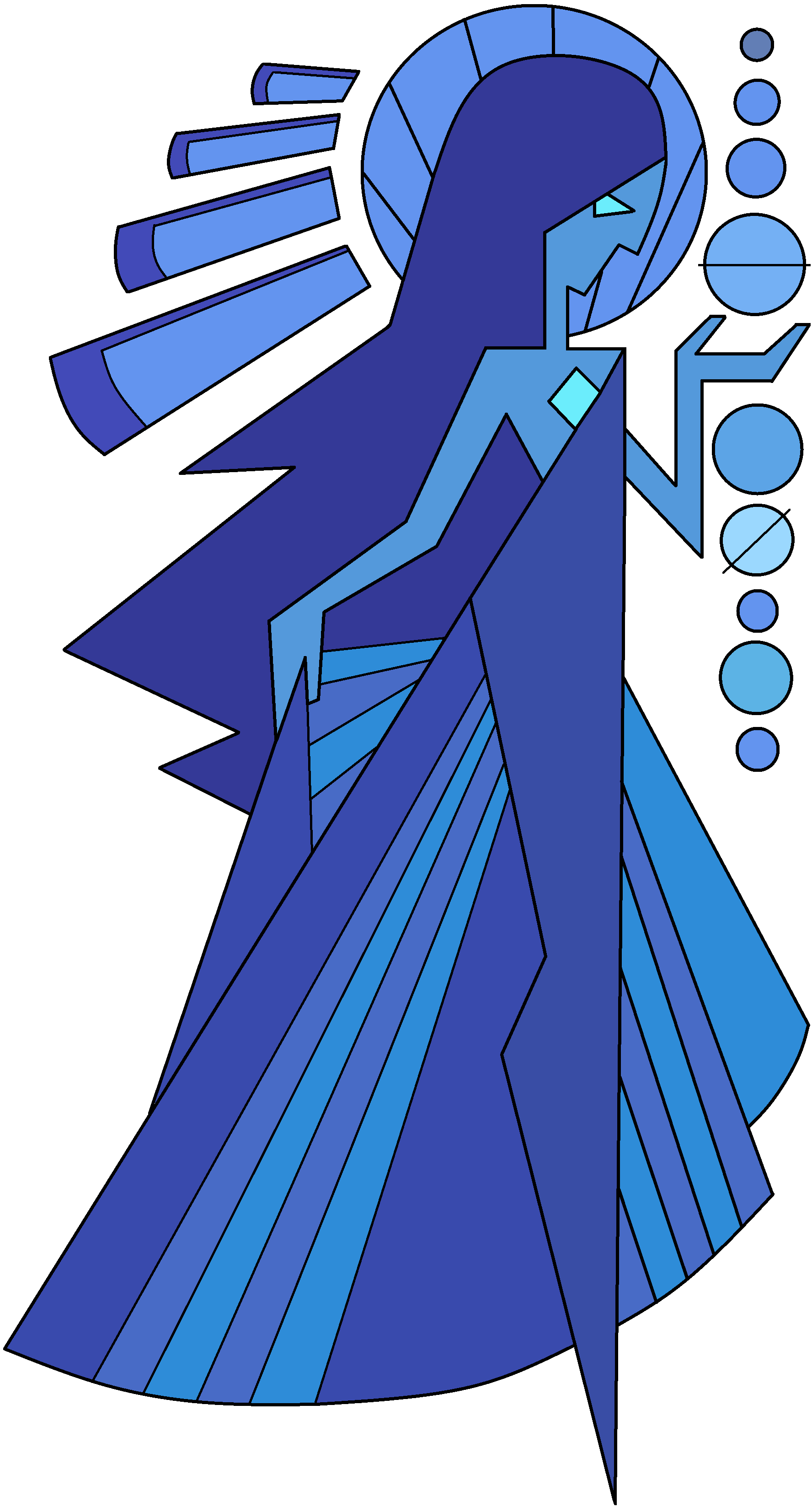 Imagen - Mural - Blue Diamondedit.png | Steven Universe Wiki | FANDOM