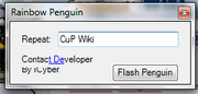 Rainbow Penguin interface