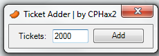 Ticket adder interface