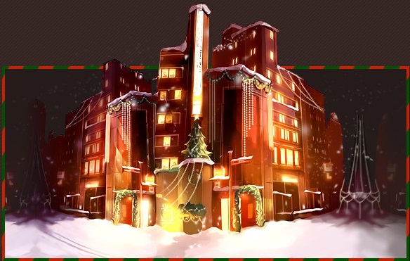 Christmas Street Building