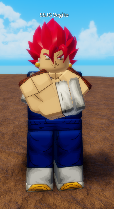 Ssjg Vegito Unofficial Dragon Ball Ultimate Roblox Wiki Fandom - vegito ssj roblox