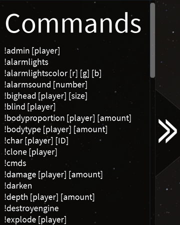 Best Admin Commands Roblox