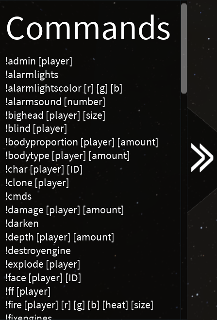 Roblox Admin Cmds