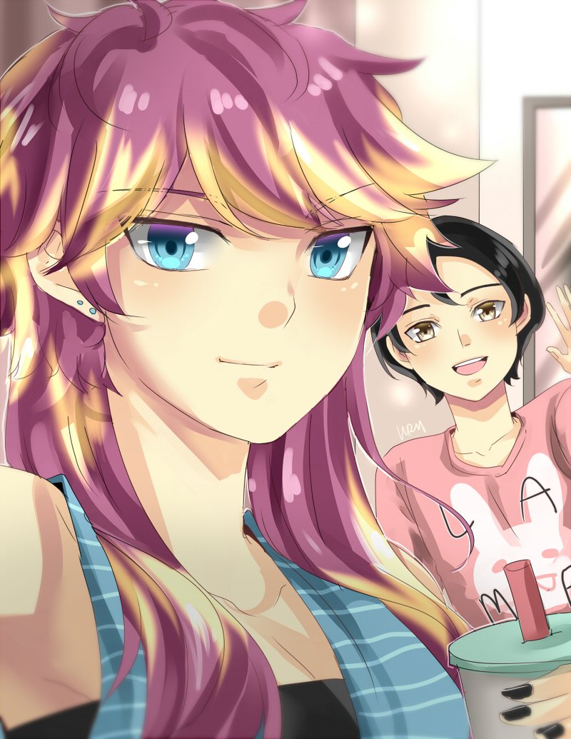 Image UnOrdinary John and Sera at mall.jpg UnOrdinary Wikia