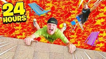 24 Hours Extreme Floor Is Lava Challenge Unspeakable Wiki Fandom