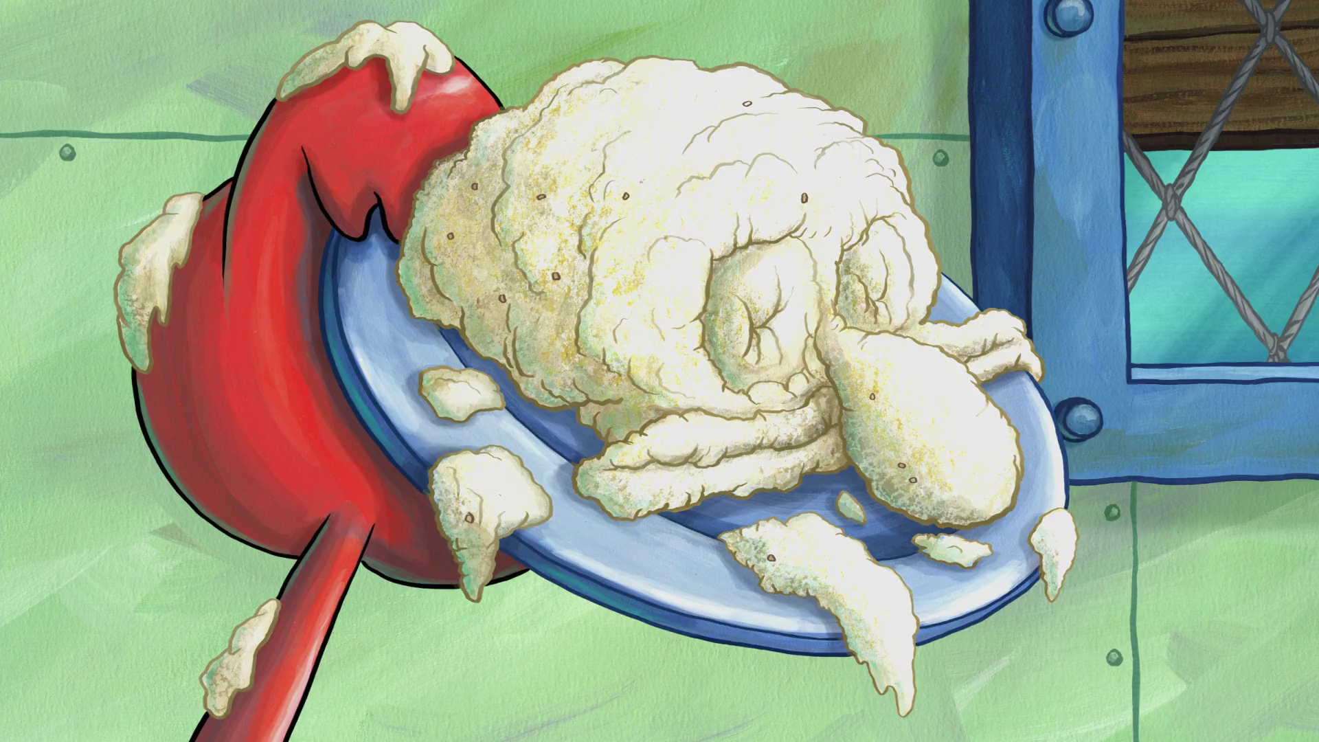 Smashed Potatoes That Look Like Squidward Unspogebob Squarepants Wikia Fandom