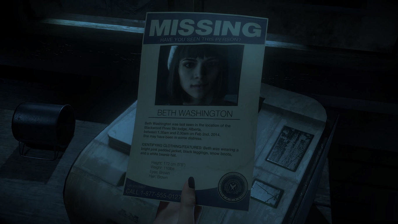 Beth's Poster Until Dawn Wiki Fandom