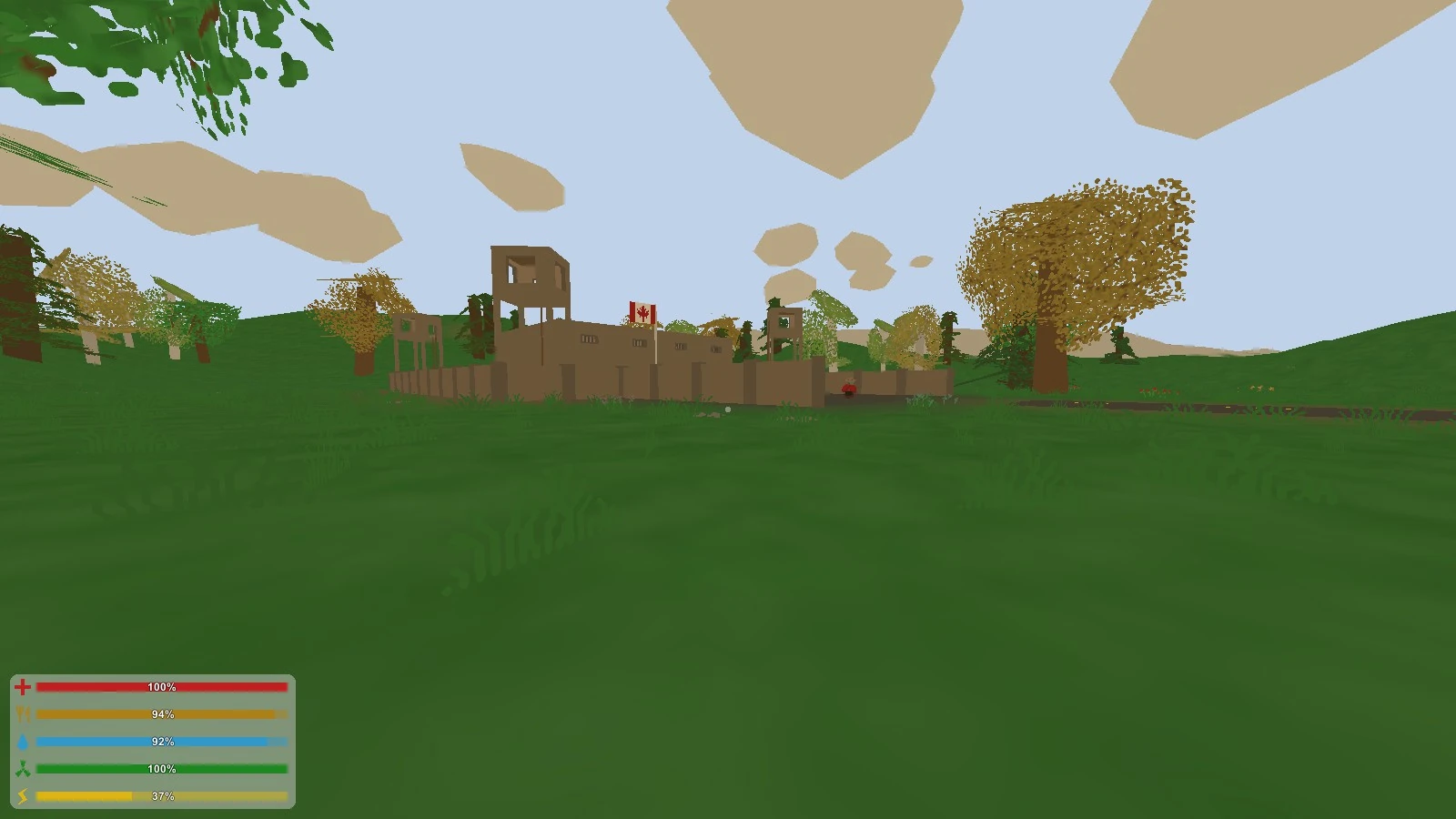 Забор из колючей проволоки unturned