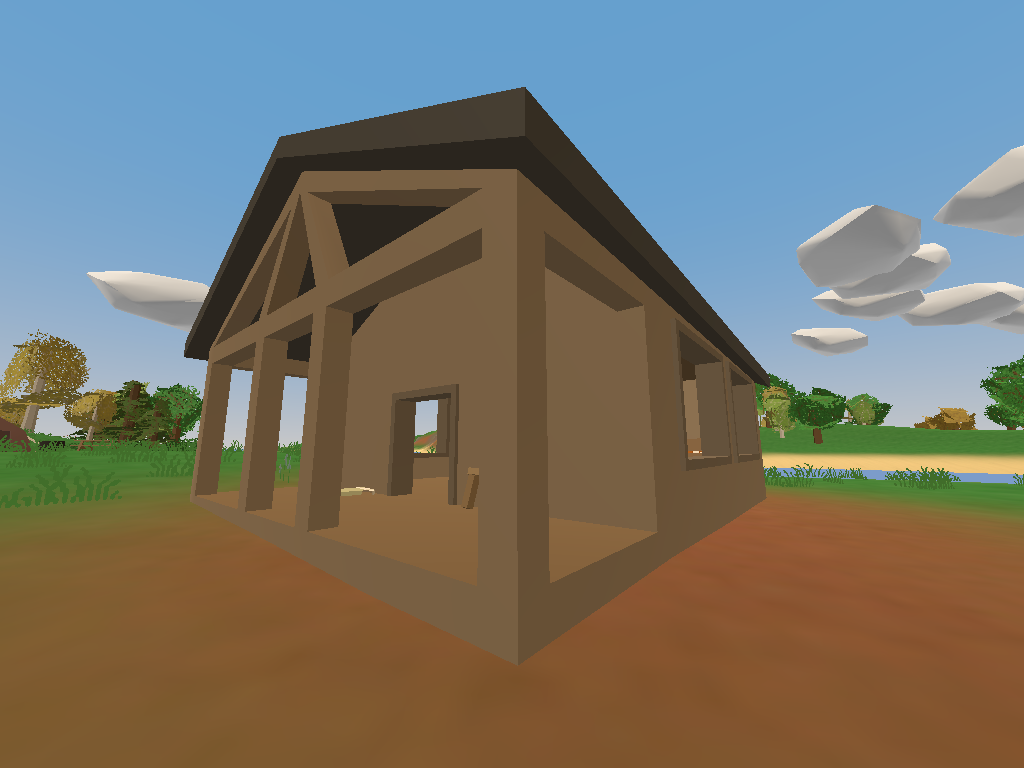 Games unturned building a house