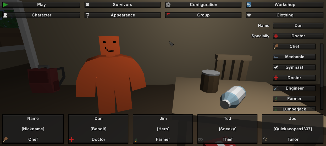 Прически Unturned. Unturned меню. Unturned главное меню. Unturned лица.