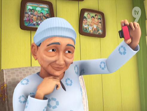 Image Selfie opah jpg Upin Ipin Wiki FANDOM 