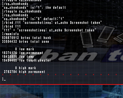 Urban Terror Console Commands