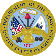 Seal of the us army
