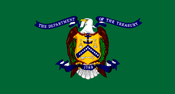 Flag of the United States Department of the Treasury