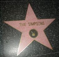 Walk of fame - The Simpsons