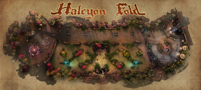 Halcyon Fold Map