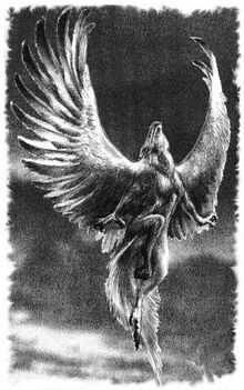 Skandranon in flight