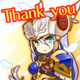 Lenneth Thank You Sticker