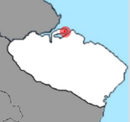 Karlostadon sijainti