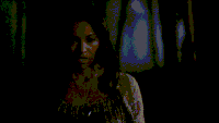TVD 1x09 Emily (Possessing Bonnie) Uses Pyrokinesis and Talisman Destruction Spell