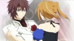 Shiki and Rima doing the waltz.