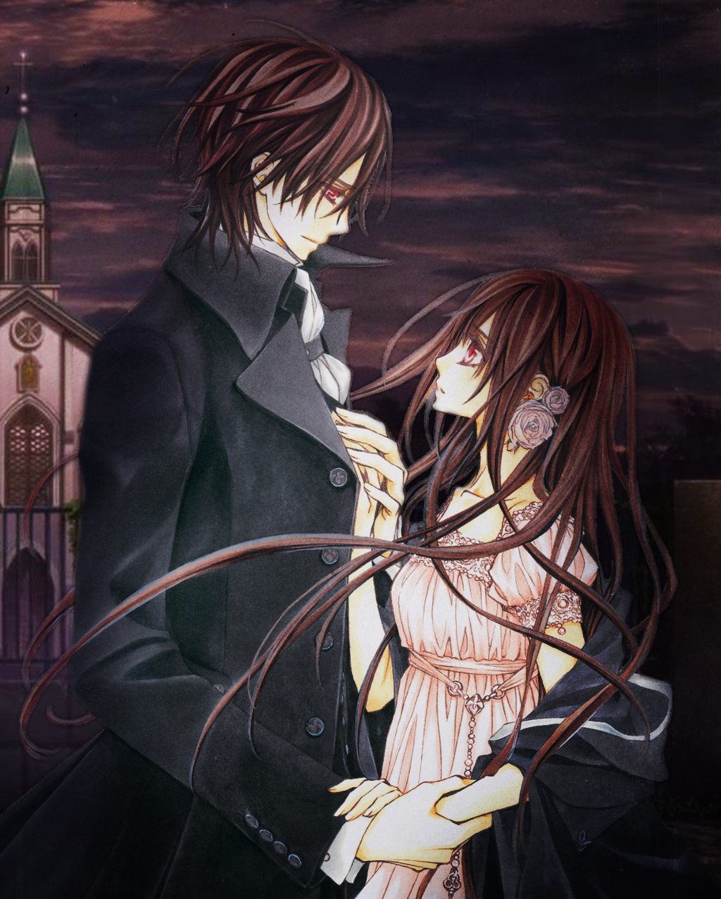 Kaname And Yuki Kaname Vampire Knight Kuran Yuki Anime Manga