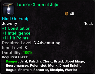 Tarok's Charm of Juju