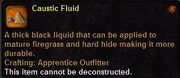 Caustic fluid