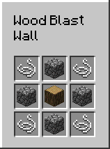 Wood Blast Wall