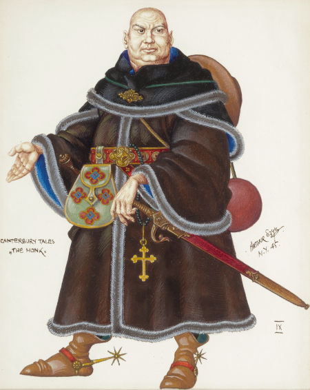 The canterbury tales monk