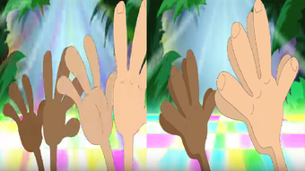 Royalty Vector Stock Cartoon Clapping Hands Of Human Characters