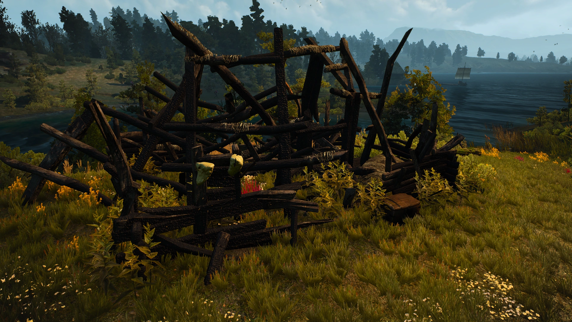 ведьмак 3 эльфийские развалины велен. аринбьорн ведьмак 3 на карте. крепость каэр трольде. внутренние земли вов 3. велен эльфийские руины.