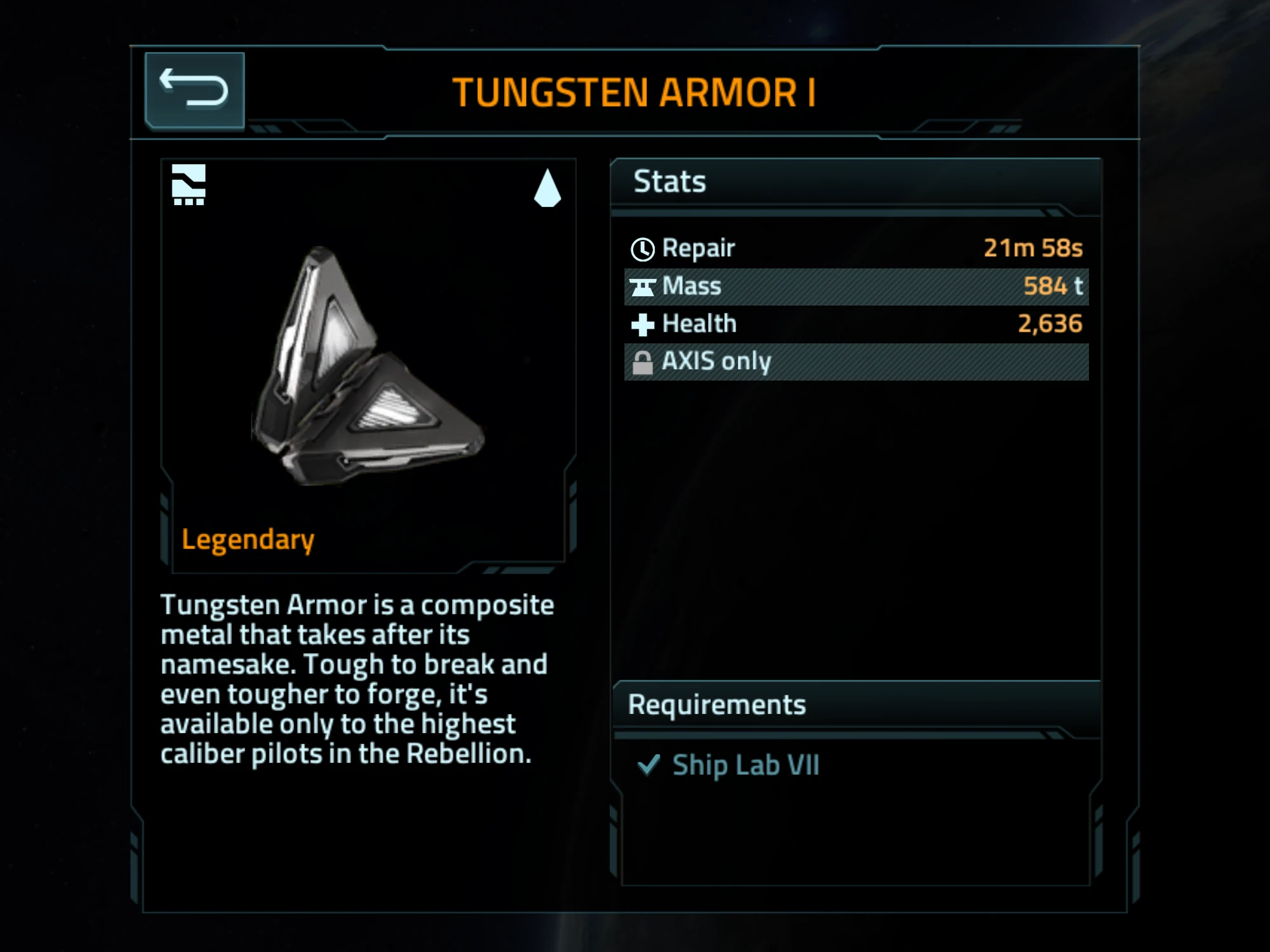 Tungsten Armor Vega Conflict Wiki FANDOM powered by Wikia